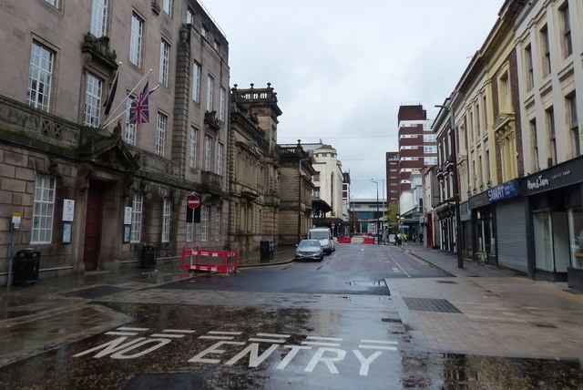 Preston Town Hall on Lancaster Road